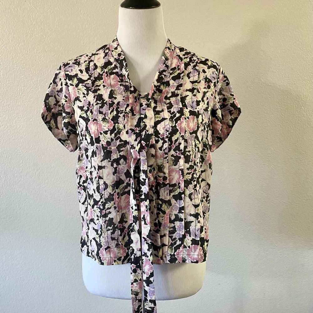 Jones New York Floral Blouse